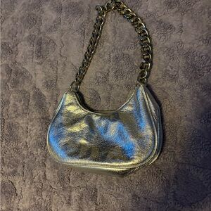 Gold Chain Shoulder Bag